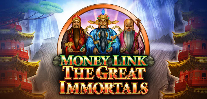 Money Link: The Great Immortals showcasing legendary graphics and gameplay