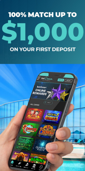 100% Match up to $1000 on your first deposit