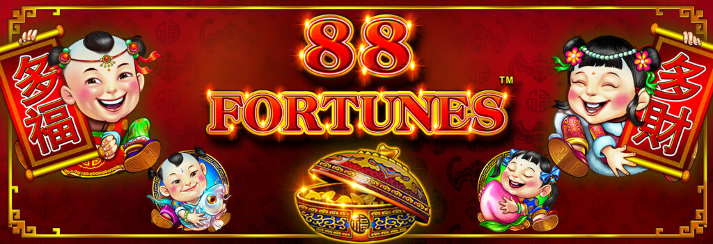 Hero banner for 88 Fortunes on homepage