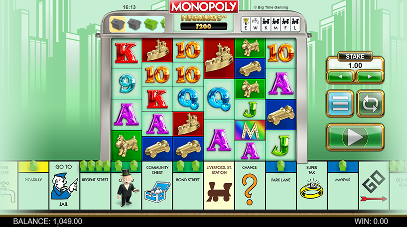 Monopoly Megaways Slot game logo