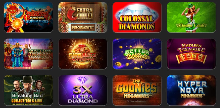 betOcean Online Casino NJ slot games selection